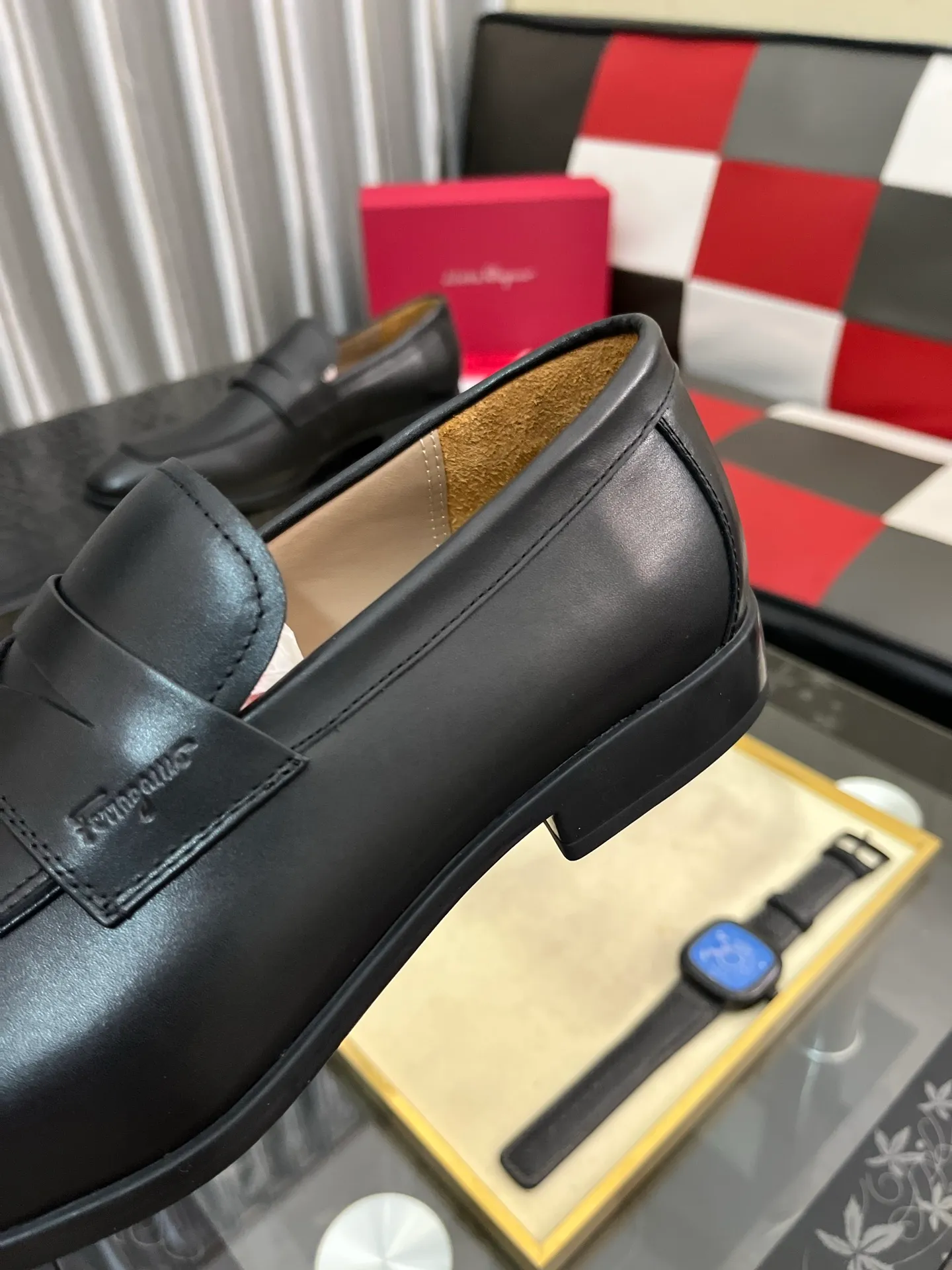 Men's shoes 💰600⌚️⌚️[Salvatore Ferragamo] Ferragamo business leather shoes, 1:1 top purchasing quality, imported selected original calfskin for the uppers, imported original soft water-dyed cowhide for the inner feet, imported original customized Italian handmade lightweight foam outsole, size: 39-44 5️⃣ options available